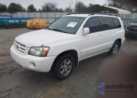 2005 Toyota Highlander V6 из США, поврежденный, VIN JTEGP21A550087362